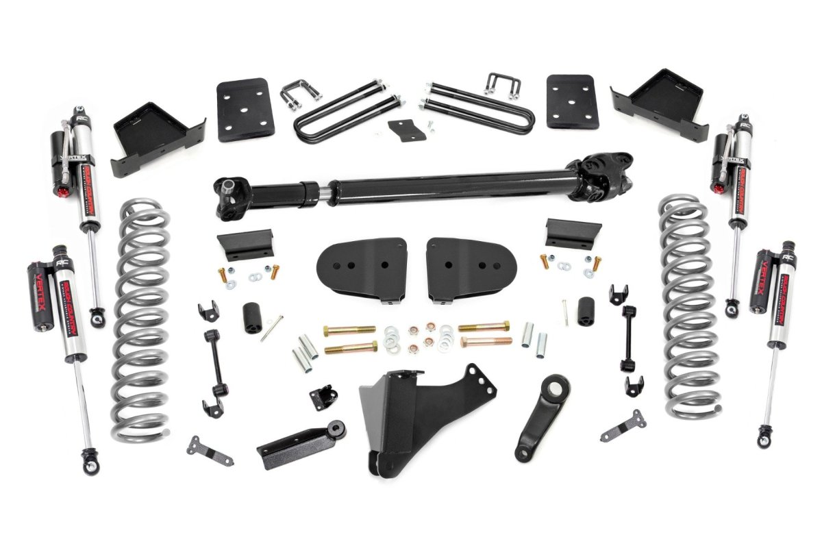 Ford F-250 Super Duty Suspension Lift Kit - Rough Country - 6 Inch Lift | OVLD | D/S | Vertex - 2023+